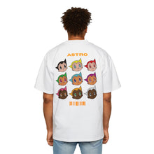 Astro Friends Oversized Tee - Unisex Graphic T-Shirt, Casual Streetwear, Retro Anime, Gift for Techies, Birthday Present, Nostalgic Fashion