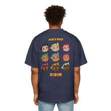 Astro Friends Oversized Tee - Unisex Graphic T-Shirt, Casual Streetwear, Retro Anime, Gift for Techies, Birthday Present, Nostalgic Fashion