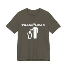 Trash Head Graphic Tee, Eco-Friendly T-Shirt, Funny Awareness Shirt, Sustainable Casual Wear, Gift for Environmentalists