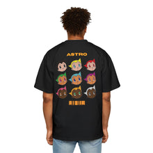 Astro Friends Oversized Tee - Unisex Graphic T-Shirt, Casual Streetwear, Retro Anime, Gift for Techies, Birthday Present, Nostalgic Fashion